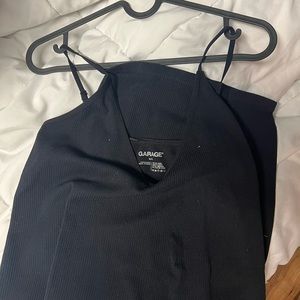 Garage black ribbed summer dress ☀️ size large